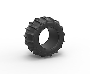Dune buggy rear tire 10 Scale 1:25