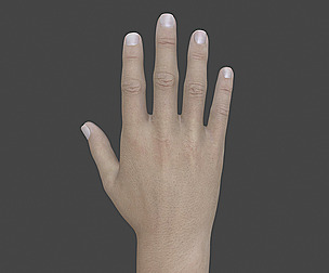 TSHR-001 Rigged right hand