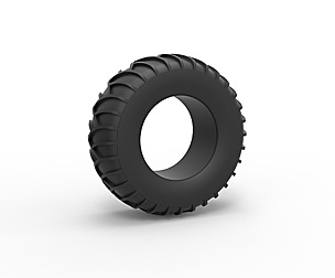 Tire for sand and snow Scale 1:25