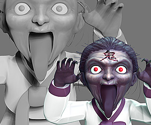 Ghost Grandmother - Halloween