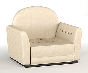 Creamy ArmChair
