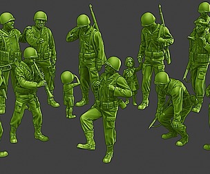 American soldiers ww2 A15 Pack1