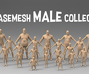 25 Basemesh male collection