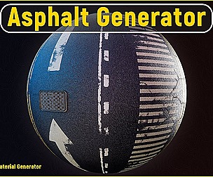 PBR Asphalt Material Generator- sbsar