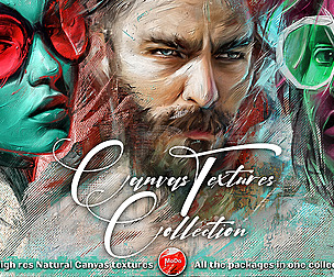Natural canvas textures | Collection