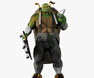 TMNT Michelangelo 3D print model