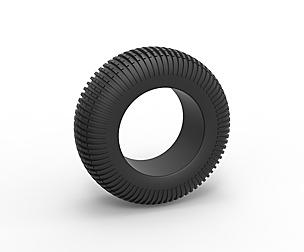 Dune buggy rear tire 21 Scale 1:25