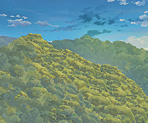 Anime Mountain brush KRITA & CLIP STUDIO PAINT