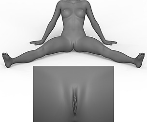 Woman Pussy With Body Pose
