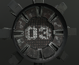 Scifi Industrial Circular Blast Door