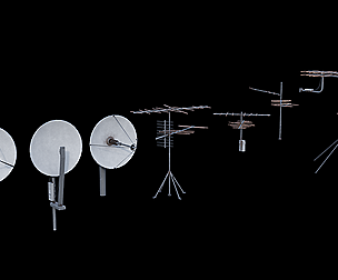 Scifi Small Antenna and Radio Dish Pack