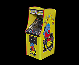 Retro Pac Man Arcade Machine 8K and 4K