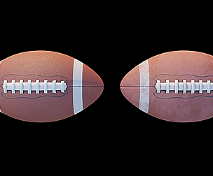 High Quality American Football - Clean and Dirty