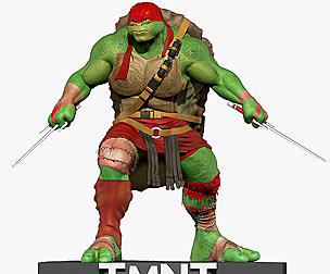 TMNT Raphael Ready for 3d printing
