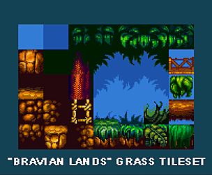 "Bravian lands" forest Free 24x24 Tileset