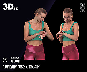 Raw Daily Pose Scan | Arina Shy Watches