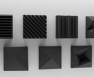 Acoustic Panels Set with 8K - 4K - 2K
