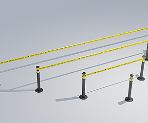 Police Tape Barrier with Multiple Lengths 4K