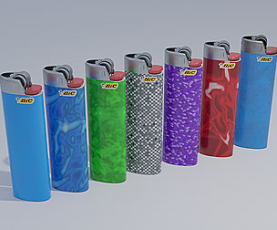 Lighter Set with Multiple Patterns 4K
