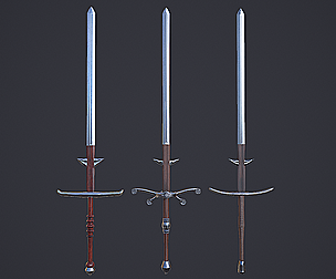 [Weapon] Zweihander - Flamberge Two Handed Sword