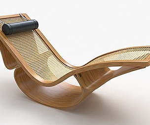 Rio Chaise Lounge Teak Corona