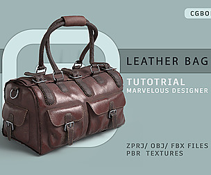 Leather Bag Marvelous designer Tutorial