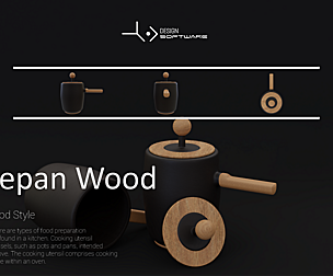 Saucepan Wood Style