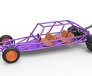 Old school Sand Rail buggy Version 3 1:25