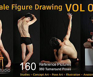 Male Figure Drawing - Vol 09 - Reference Pictures