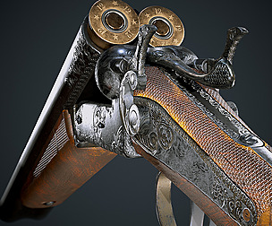 DoubleBarrel Shotgun Ornamented