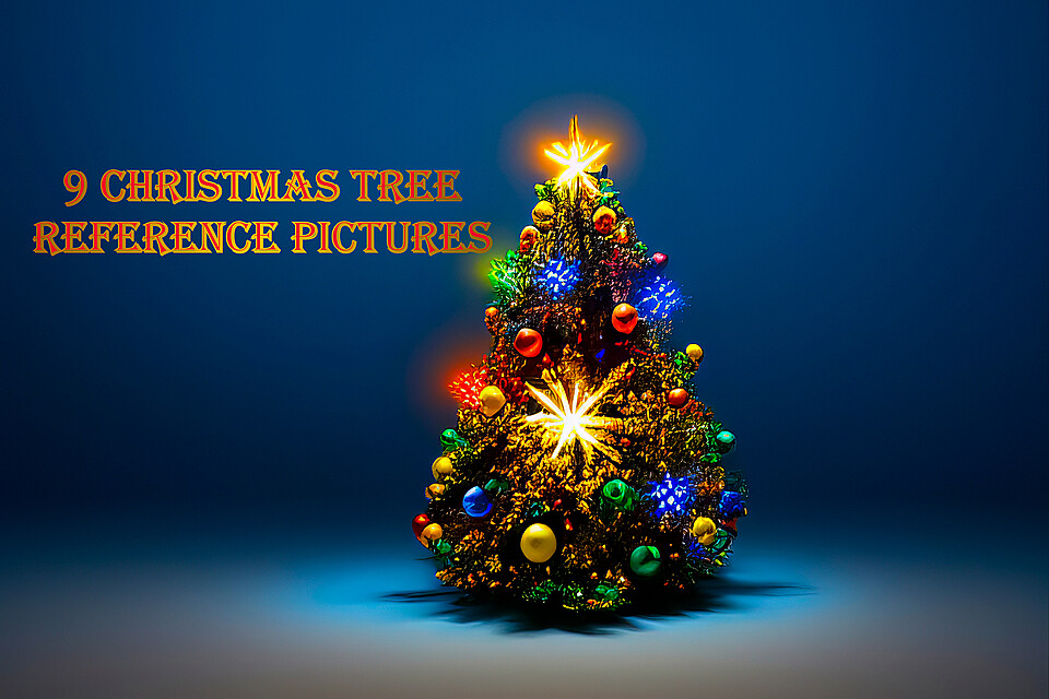 9 Christmas Tree Reference Pictures