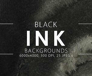 20%OFF Black Ink Backgrounds