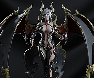 Circubus queen stl figure 3D print model