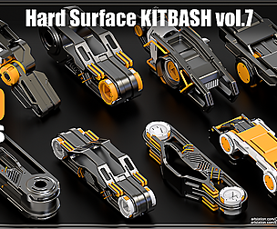 Hard Surface KitBash Vol 7 420 DETAILS