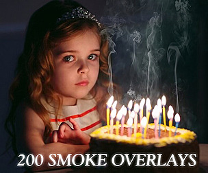 200 REALISTIC Smoke Overlays