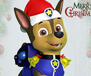 Chase Paw Patrol - Merry Christmas
