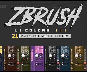 ZBrush UI Colors III: User Interface colors