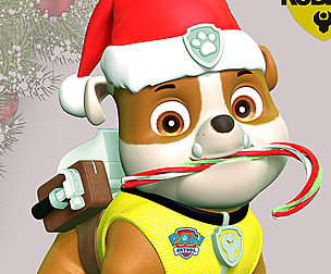 Rubble Paw Patrol - Merry Christmas