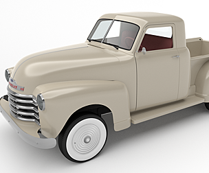 Chevy pick-up style 50s