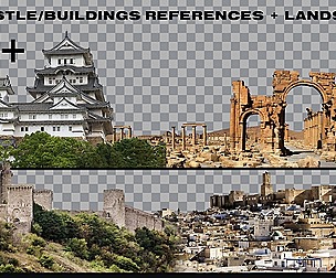 OLD CASTLE/BUILDINGS REFERENCES  and LANDSCAPES