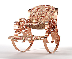 Gold Armchair