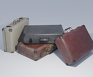 Travel Suitcase with multiple 4K and 2K Textures
