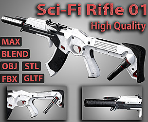 Sci-Fi Rifle 01