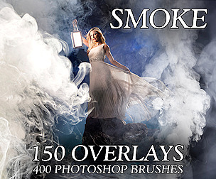 150 Smoke Overlays & 400 Smoke Brushes