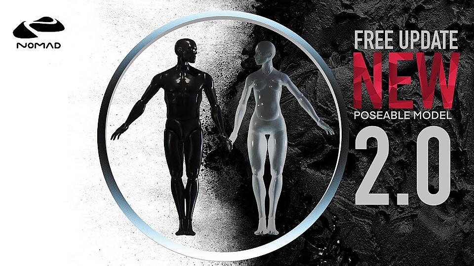 POSEABLE FIGURES FOR NOMAD SCULPT