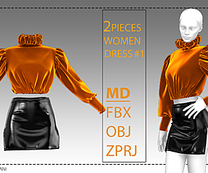 2 Pieces Women Dress #1