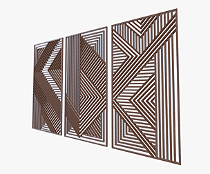 Wooden wall decor