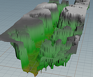 50 Canyon Base Meshes: Wide