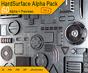 60 HardSurface Alpha (4K) Vol 4