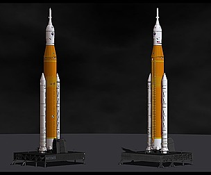 Space Launch System  Artemis I File for 3D Printer
